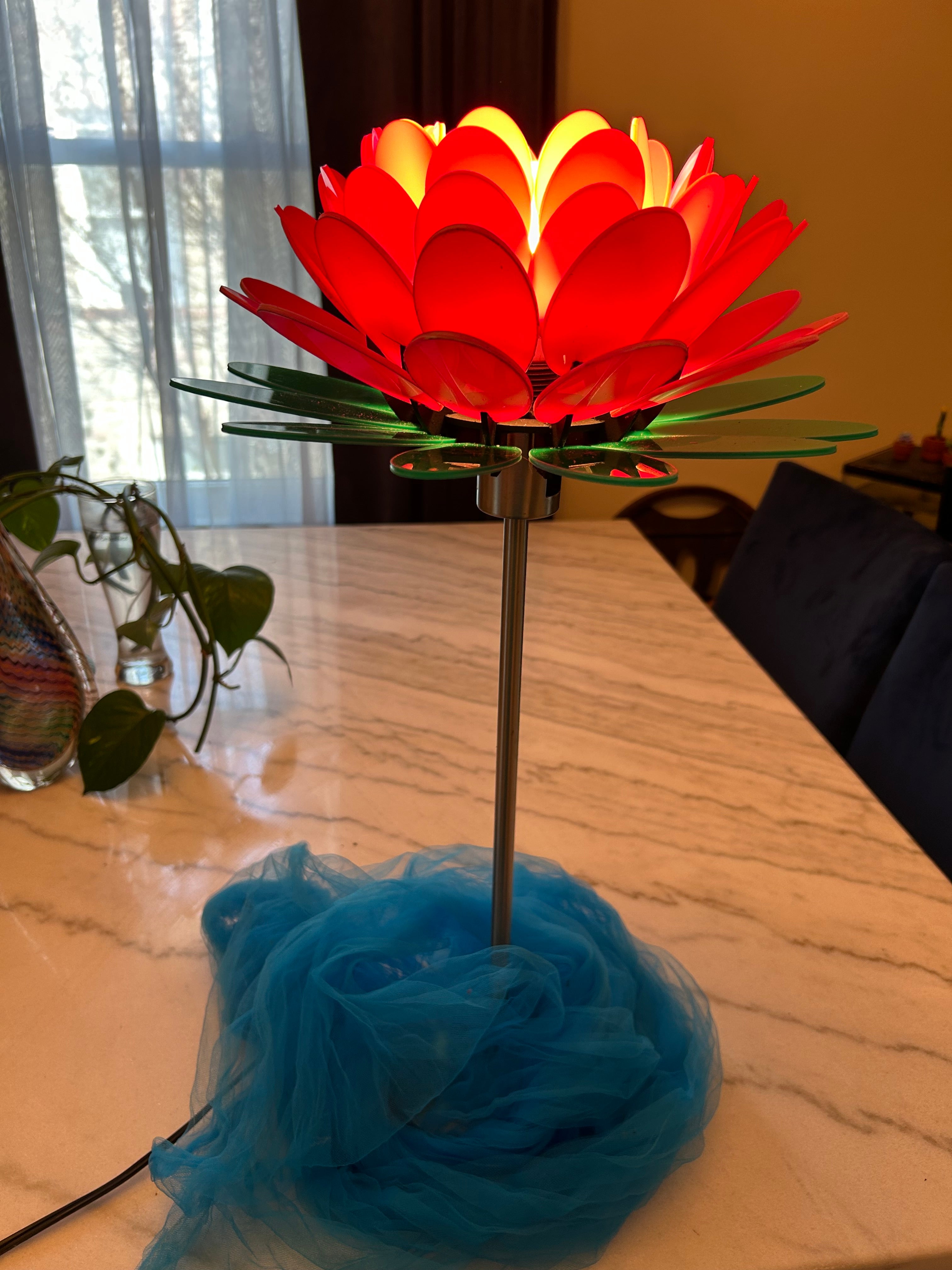 Lotus Lampshade-Acrylic - Klassy Kreations