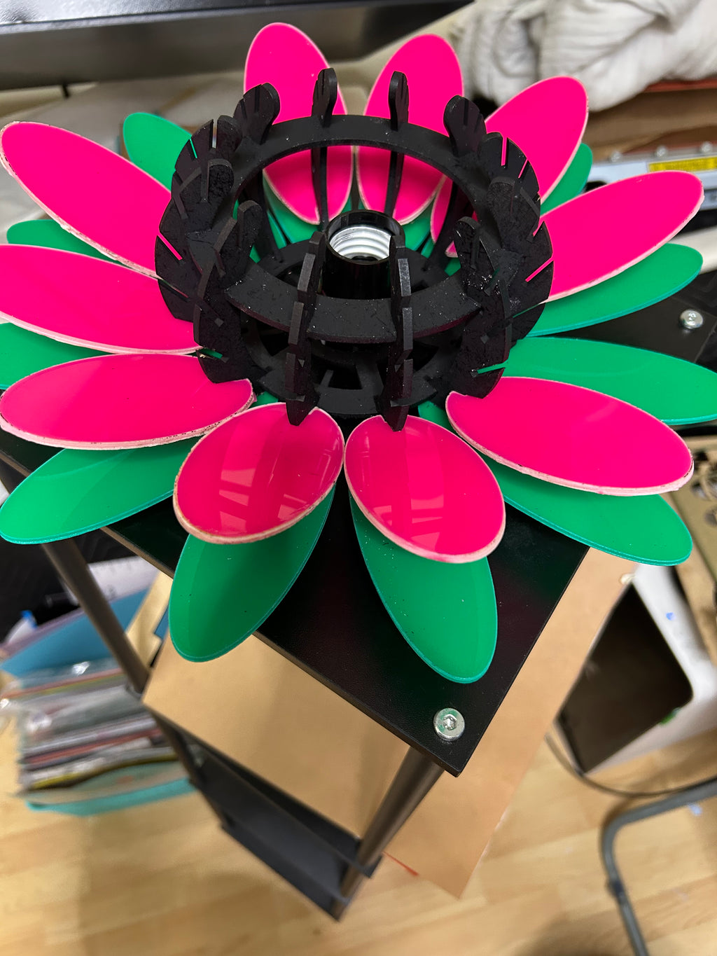 Lotus Lampshade-Acrylic - Klassy Kreations