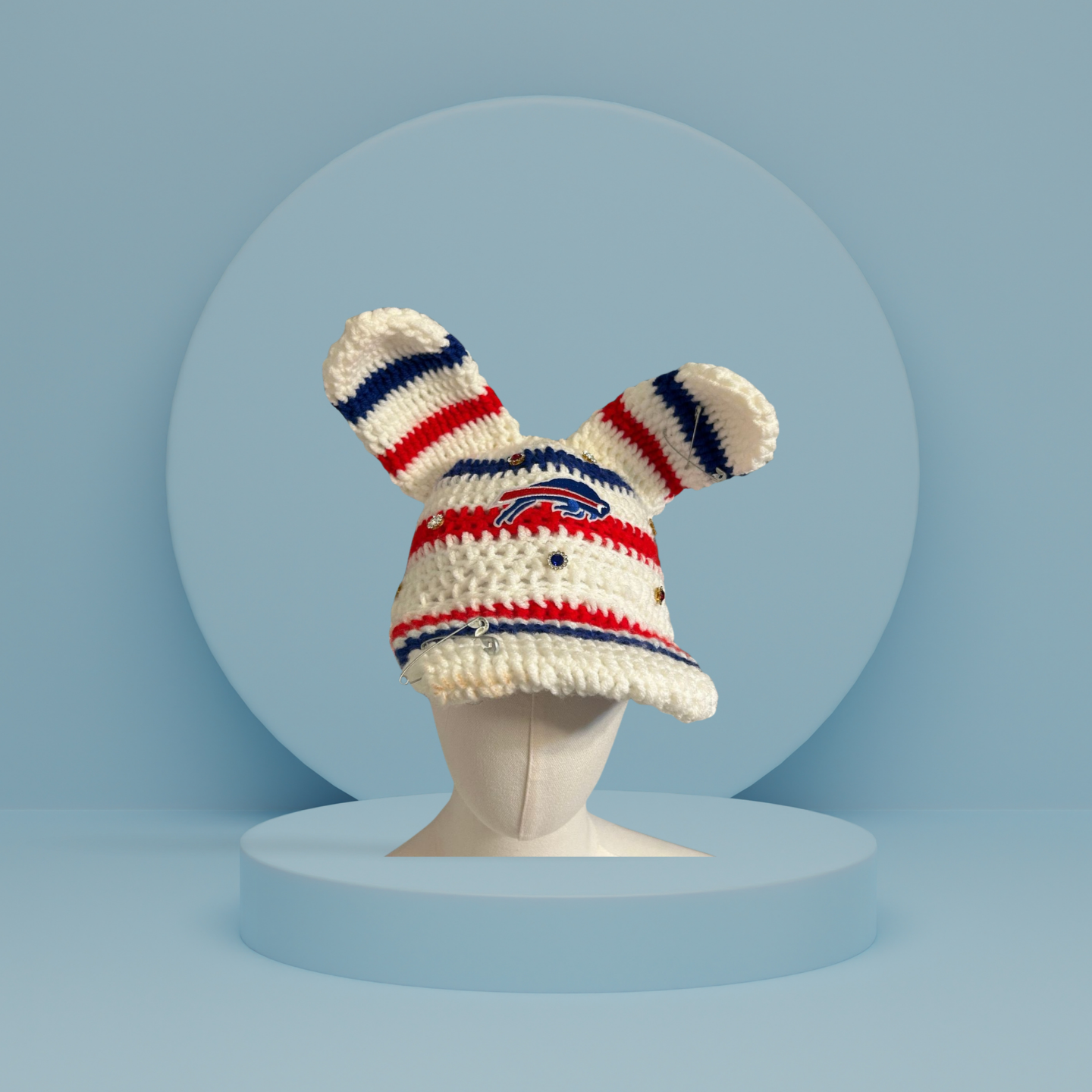 Bills Spirit Crochet Bunny Cap - Klassy Kreations